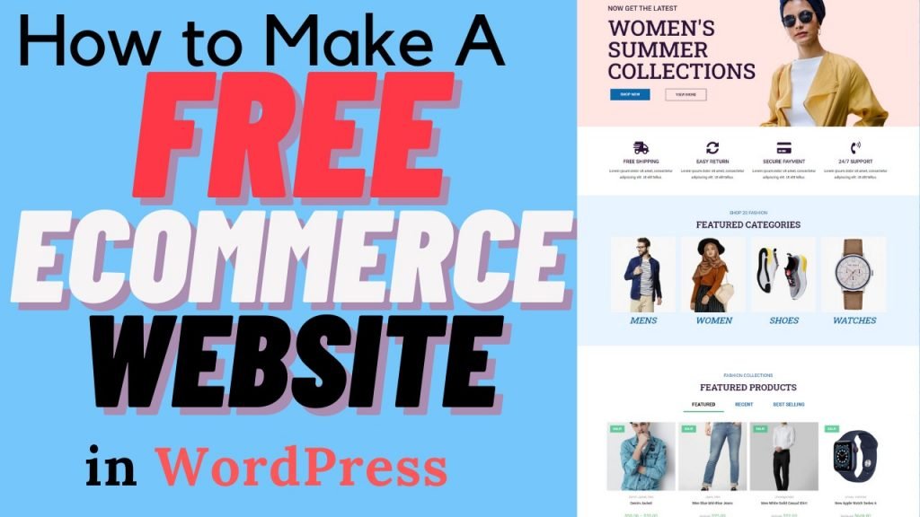 How to Create a FREE eCommerce Website with WordPress — ONLINE STORE 2021 (Easy for Beginners)